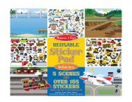 Набір багаторазових наліпок Melissa & Doug Melissa & Doug Транспорт SM93209/6812