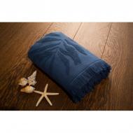 Рушник пляжний Hawaii dark blue 100x180 см темно-синій SoundSleep