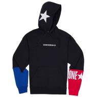 Джемпер Converse ONE_STAR_BLOCK_PACK_PO_HOODIE_BLACK 10017319-001 р. L чорний