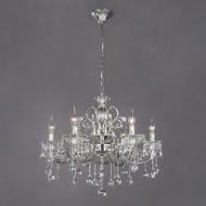 ВІТРИНА! Люстра підвісна Strotskis Carolina 6x60 Вт E14 срібний 230/6