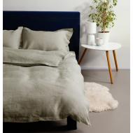 Комплект постельного белья Soft Sand семейный серый SoundSleep