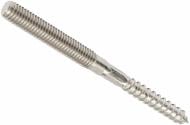 Шпилька двухрезьбовая винт-шуруп нерж 8x100 мм 2 шт