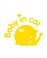 Светоотражающая наклейка LOOM Baby in Car LM-10213-yellow для твердых поверхностей