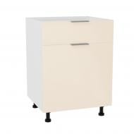 Тумба нижняя с одним ящиком МС Смарт Магнолия 600х820х525 мм магнолия глянец LuxeForm