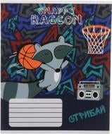 Зошит шкільний Raccoon 18 аркушів у лінію