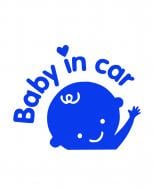 Светоотражающая наклейка LOOM Baby in Car LM-10213-blue для твердых поверхностей