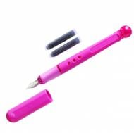 Ручка перова Herlitz Tornado M Pink для правші рожевий корпус 8621369P