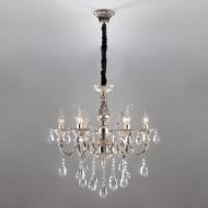 ВІТРИНА! Люстра підвісна Strotskis Clarence 6x60 Вт E14 срібний 282/6