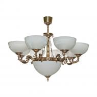 ВИТРИНА! Люстра подвесная Фабрика Світла Помпез НСБ 012-(8+3)х60-111 11x60 Вт E27 античная бронза/патина