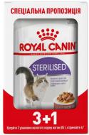 Корм влажный для стерилизованных кошек Royal Canin Sterilised в соусе 3+1 шт. 85 г