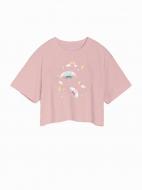 Футболка для девочек для девочек KOSTA р.134–140 розовый 2158-7