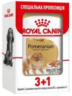 Корм вологий для собак породи Померанський Шпіц віком від 8 місяців Royal Canin Pomeranian Adult 3+1 шт. 85 г