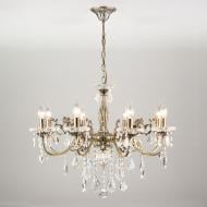 ВИТРИНА! Люстра подвесная Strotskis Joanna 8x60 Вт E14 античная бронза 3281/8