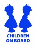 Светоотражающая наклейка LOOM Children On Board 3 LM-10210-blue для твердых поверхностей