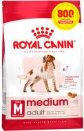 Корм сухий Royal Canin Medium Adult 3,2 кг + 800 г