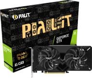 Видеокарта Palit GeForce GTX 1660 Dual OC 6GB GDDR5 192bit (NE51660S18J9-1161A)