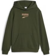 Джемпер Puma DOWNTOWN LOGO HOODIE TR B 62159531 р.152 зелений