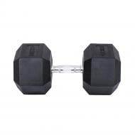Гантель InterAtletika MD2102-42.5 гексагональная черный