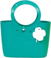 Кашпо пластиковое Prosperplast Lily фигурный 3,8 л бирюзовый