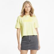 Футболка Puma ESS Cropped Logo Tee 58686640 р.S желтый Футболка Puma ESS Cropped Logo Tee 58686640 р.S желтый