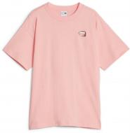 Футболка Puma DOWNTOWN GRAPHIC TEE KIDS 62159363 р.176 розовый