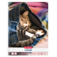 Блокнот Jeans Cat Кошеня А4 80 аркушів в клітинку 50030989C Herlitz