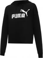Джемпер Puma ESS Cropped Logo Hoodie 58687001 р. XS черный Джемпер Puma ESS Cropped Logo Hoodie 58687001 р. XS черный