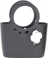 Кашпо пластиковое Prosperplast Lily фигурный 14,8 л графит