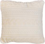 Подушка декоративна Supertouch Коса 40x40 см айворі La Nuit
