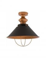 Люстра потолочная Nowodvorski Garret 1x60 Вт E27 черный/бронзовый 9247