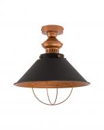 Люстра потолочная Nowodvorski Garret 1x60 Вт E27 черный/бронзовый 9247