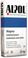 Вапно гашене Alpol Екстра біле 25 кг