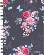 Блокнот Ladylike Flowers А6 100 аркушів клітинка 50021444F Herlitz