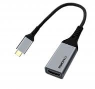 Адаптер Cablexpert USB-C на HDMI, 4К 60 Гц 0,15 м grey (A-CM-HDMIF4K)