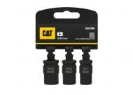 Набор головок и бит 3 шт. (8, 10, 13 мм, привод 3/8″) CAT 3 шт. DA01008