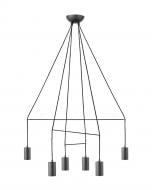 Люстра подвесная Nowodvorski Imbria 6x35 Вт GU10 черный 9677