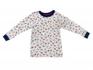 Пижама детская для мальчиков JOIKS р.122 белый с принтом PG-03/122