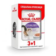Корм влажный для взрослых стерилизованных кошек Royal Canin Sterilised Loaf 3+1 шт. 85 г