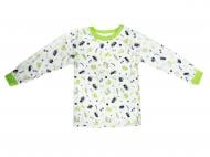 Пижама детская для мальчиков JOIKS р.98 белый с принтом PG-04/98