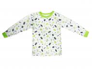 Пижама детская для мальчиков JOIKS р.116 белый с принтом PG-04/116