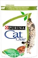 Корм Cat Chow Sterilized з ягням і зеленою квасолею в желе 85 г ягня, квасоля 85 г