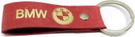 Брелок шкіряний TERRAPLUS Стрічка BMW червоний із золотим тисненням