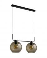 Люстра подвесная Nowodvorski Monaco 2x60 Вт E27 черный 9363