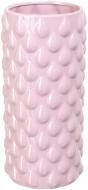 Ваза керамическая розовый Fest Drop 15,3x15,3x32,1 см
