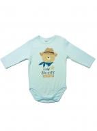 Боди детское для мальчика Smil р.80 голубой 102505