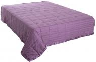 Одеяло-покрывало сиреневое 229x234 см