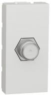 Розетка TV Schneider Electric Unica New Coaxial F-type 1 модуль белый NU346818
