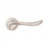 Ручка на розетці Linde A-2009 SN/CP матовий нікель/хром