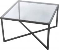 УЦЕНКА! Стол журнальный Метал Арт Брюне черный 600x600x350 мм (УЦ №2533)