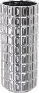 Ваза керамическая Silver 13x13x30 см 30 см серебряная JOL20S155S